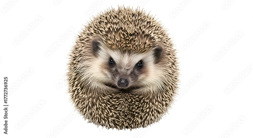 Obraz premium Hedgehog isolated on transparent background