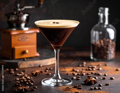 Espresso Martini in a Classic Cocktail Glass