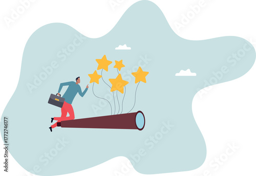 Evaluation or performance rating, reputation or customer satisfaction review, quality feedback or best service,.about a man and his life.