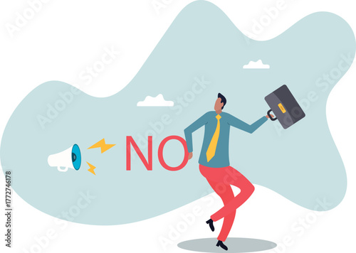 Learn to say no, leadership skill to manage workload, refuse to do wrong thing or time management .about a man and his life.