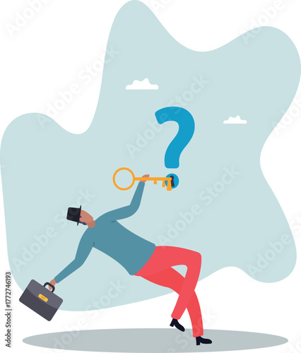 Key to unlock answer for problem and questions, solution or reason to solve problem, wisdom or understanding .about a man and his life.