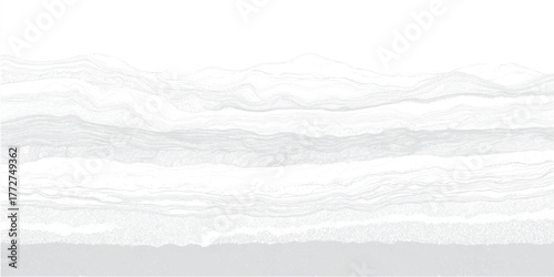 Abstract layered landscape with subtle mountain peaks and textured foreground mountains