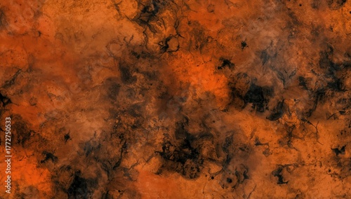 Abstract orange and black background, suitable for Halloween-themed designs