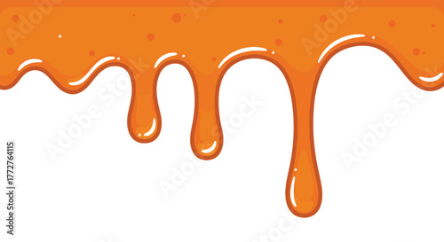 Golden Drips Abstract Honey or Caramel Texture