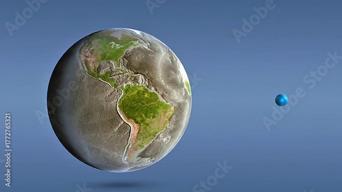 Distribution of water on earth