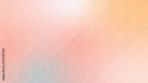 Soft pastel gradient background with subtle geometric pattern