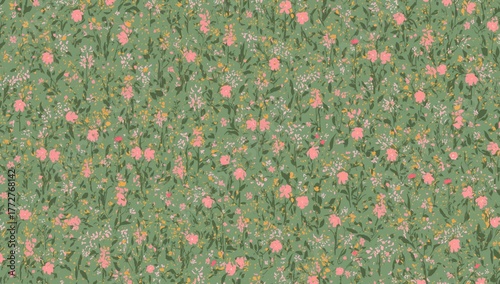 Garden floral design featur...