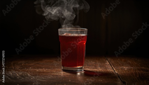 Steaming cup of tea resting...