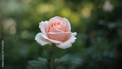 Close-up of a Rose Bloom wi...