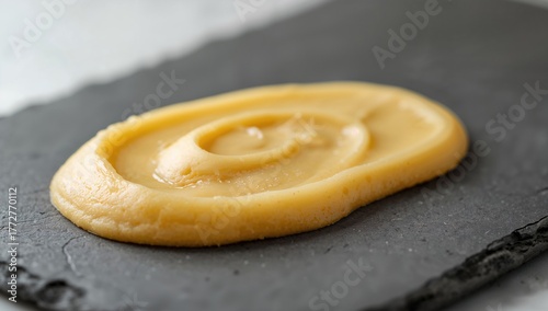 Banana Puree spread on a da...