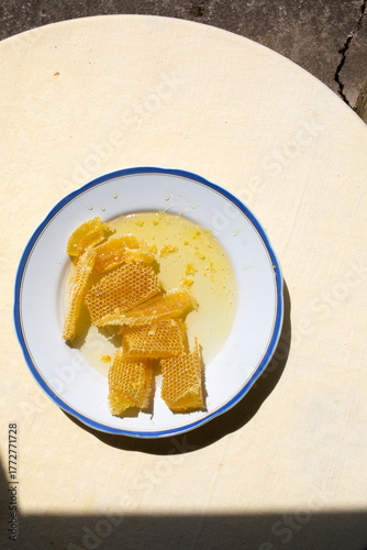 plate of honey
