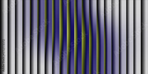 Abstract vertical stripes with blue and green hues