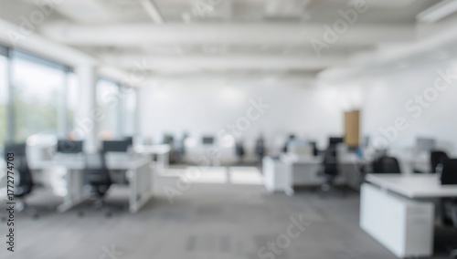 Blurred office background, ...