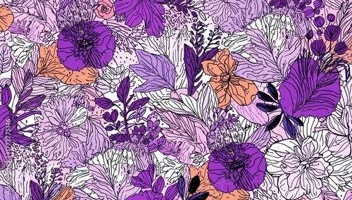 Charming Hand-Sketched Flor...