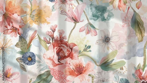 Floral design displayed on ...