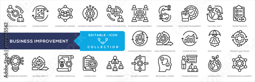 Line - Business Improvement Icon Collection