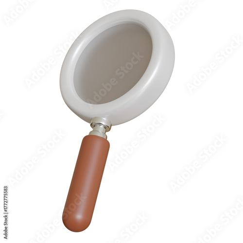 3D Render of a magnifying Glass.