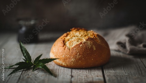 Freshly baked bread resting...