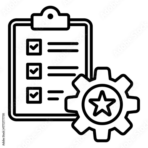 Competence Outline Icon