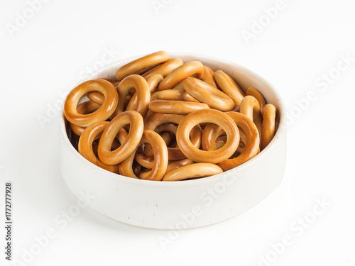 cookies, rings, pretzels, buns