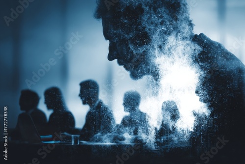 Wallpaper Mural crisis management strategy, professionals building strong culture. Generative AI Torontodigital.ca