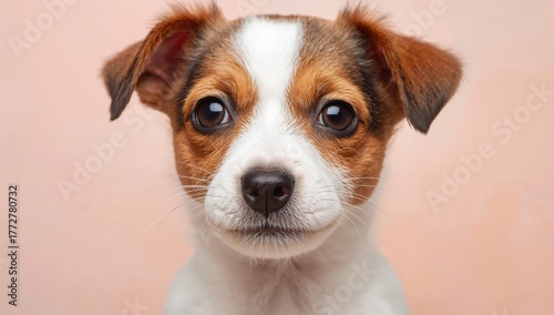 Cute jack russell terrier p...