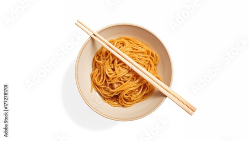 Quick-cooking noodles serve...