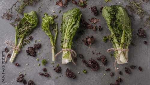 Cos Lettuce or Romaine Lett...