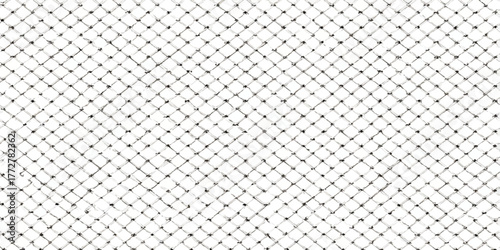 seamless chain link fence pattern, wire mesh lattice background with diamond grid texture on white for secure design use.