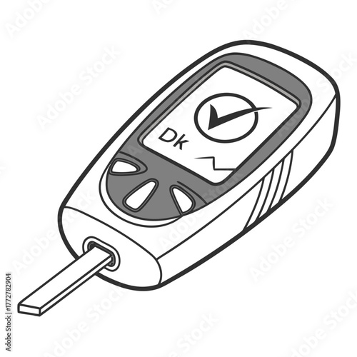 Digital Glucometer for Blood Sugar Testing and Diabetes Management at Home