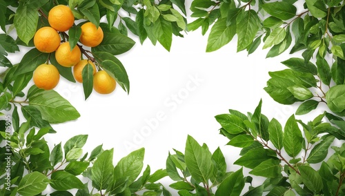 Amidst verdant summer folia...