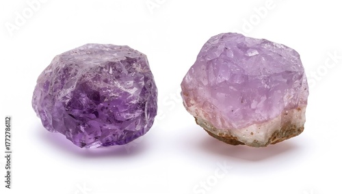 Uncut purple amethyst stone...