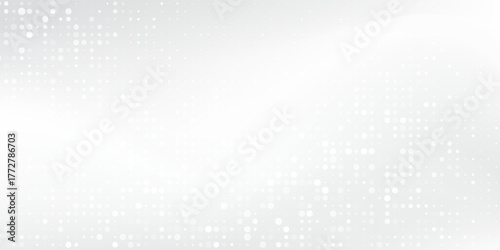 Art dotted white background with gradient color and artistic modern abstract