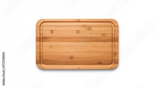 Empty wooden platter, suita...