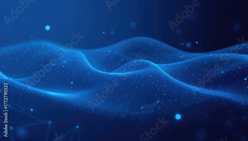 Abstract wave backdrop, dig...