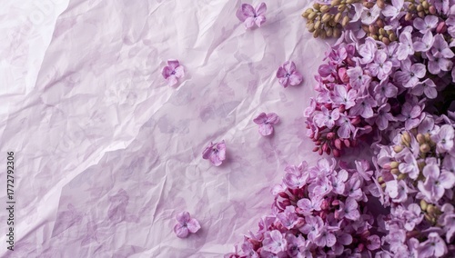 Background of Lilac Flowers...