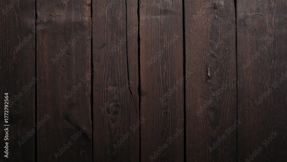 Naklejka premium Dark wooden surface as the backdrop