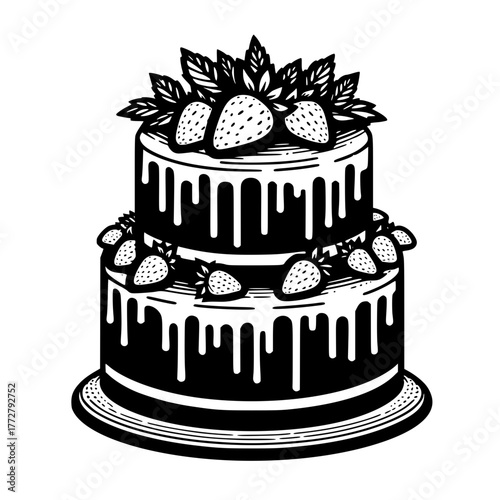 birthday cake with candles