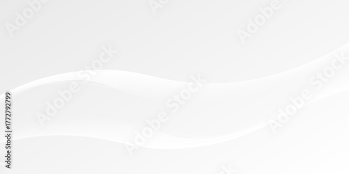Simple white background with gradient color and artistic dynamic line abstract