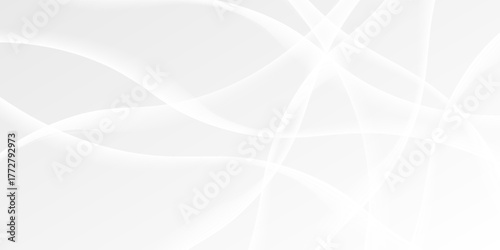 Simple white background with gradient color and artistic dynamic line abstract modern simple art