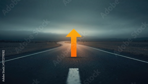 Illustration of a road with...