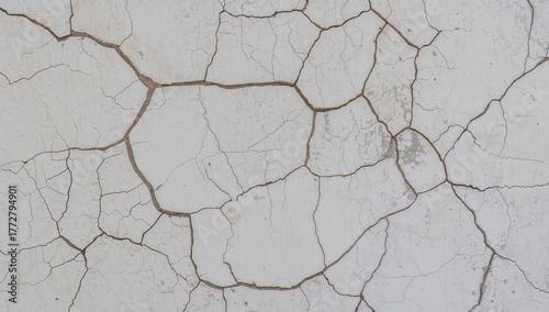 Cracked wall surface after ...