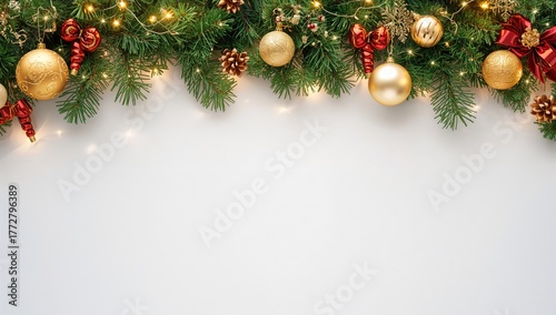 Festive border adorned with...