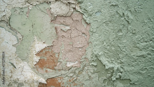 Chipped and flaking paint o...