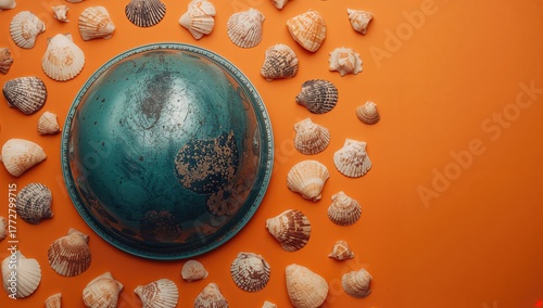 Shells and Helm Displayed o...