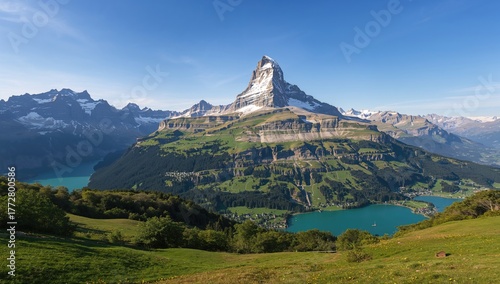 Breathtaking scenery of a m...