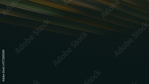 Dynamischer schwarzer technischer Hintergrund mit grünen diagonalen Linien – klare moderne Struktur für Präzision, Innovation und Fortschritt perfekt für Präsentationen
