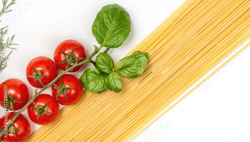 Spaghetti with fresh cherry...