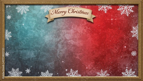 Holiday card backdrop featu...
