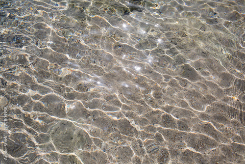water and sand